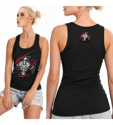 Damski tank-top NSZ ŻOŁNIERZE WYKLĘCI